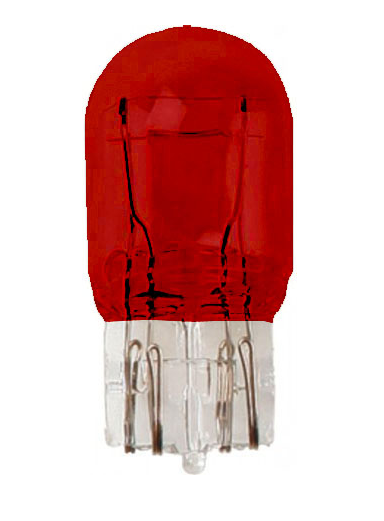 BULB WEDGE T20 12V 21/5W RED