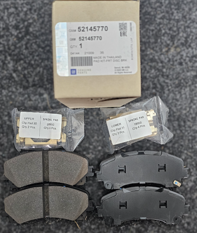 GM52145770 BRAKE PADS FR