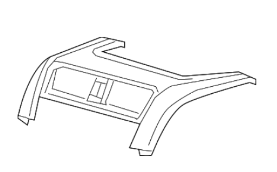 GM92268671 PANEL RADIO FASCIA